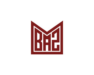 BAZ Logo design vector template