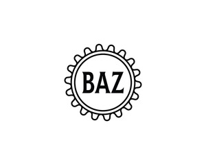 BAZ Logo design vector template