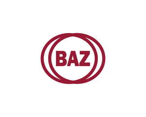 BAZ Logo design vector template