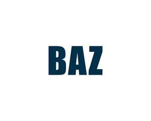 BAZ Logo design vector template