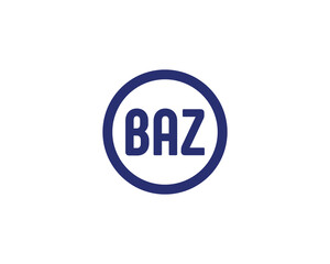 BAZ Logo design vector template