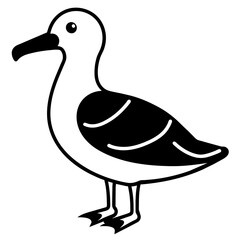 Goose vector icon illustration