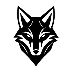 Jackal head vector icon