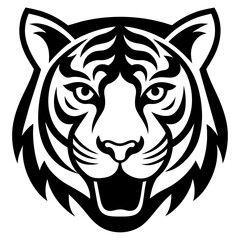 Tiger head vector icon