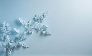 snow covered branches of tree