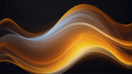 orange pastel waves light background