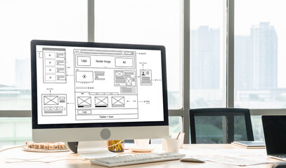 Website design software provide modish template for online retail business and e-commerce