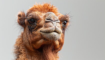 camel head close up