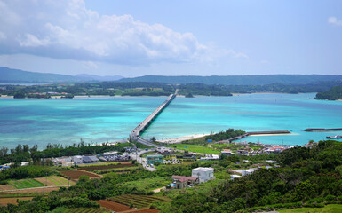 沖縄本島北部・古宇利大橋
沖縄県の風景 Scenery of Okinawa Prefecture