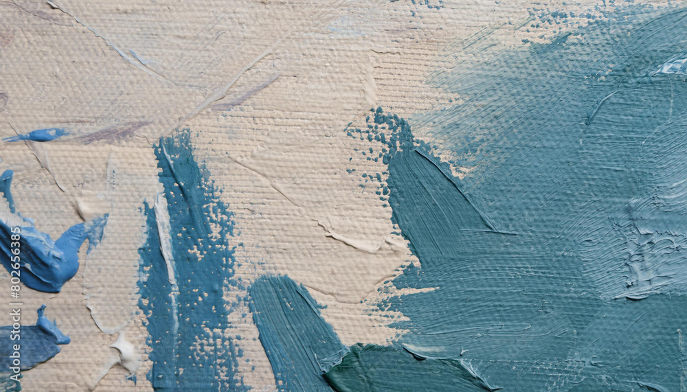 Fototapete abstract oil paint texture on canvas, background; design element for your project