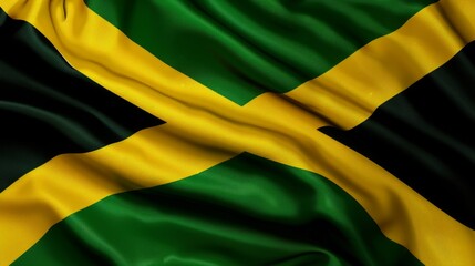 jamaica flag waving