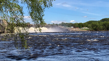 Hydroelectric Dam on the Wisconsin River