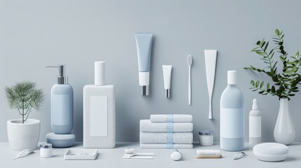 Modern Bathroom Essentials and Hygiene Products
