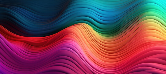 colorful wave pattern, gradation 222
