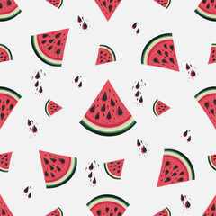 Watermelon seamless pattern backgrounds