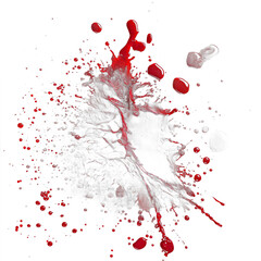 blood splatter png isolated on transparent background