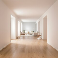 Fototapeta premium modern living room with little furniture