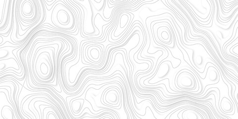 Abstract white paper cut background with line. 3d topography relief. Vector topographic illustration. realistic papercut decoration textured with wavy layer and shadow. seamless pattern wave design.