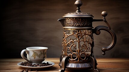 coffee press, vintage coffee press