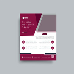 Business and corporate Flyer brochure vector template Design.