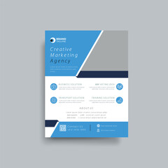 Business and corporate Flyer brochure vector template Design.
