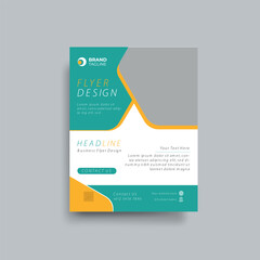 Business and corporate Flyer brochure vector template Design.