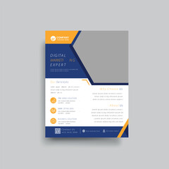 Business and corporate Flyer brochure vector template Design.