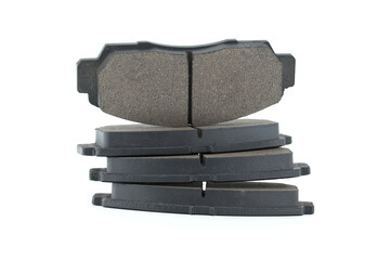 Brake pads isolated on white background