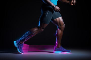 man running in the gym