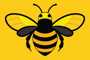 Solid color Bumblebee vector design