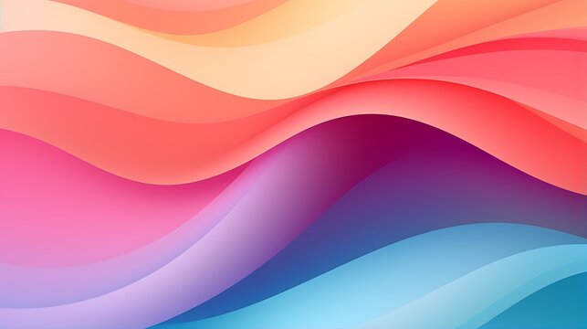 abstract colorful wave background