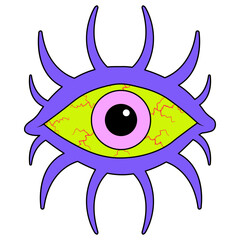 Psychedelic Groovy Sticker