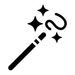 magic wand Solid icon