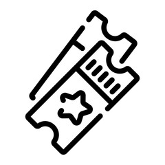 ticket Line Icon