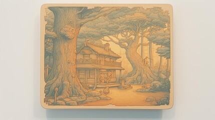 Fototapeta premium carpenters square on a piece of wood