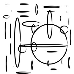 minimalist trendy abstract line art decoration illustration