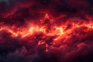 canada independence day background
