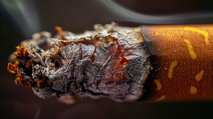gluhende Zigarette, super detailed, award winning photography