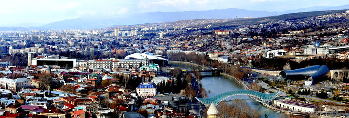 View of Tbilisi from a high point