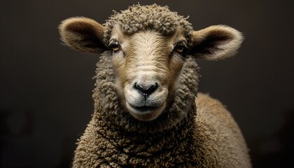 close up of a sheep