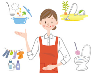 家事代行　料理　洗濯　掃除　ヘルパー　ハウスクリーニング　主婦 © M