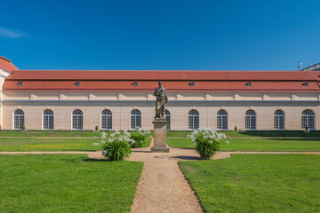 Berlin, Germany - July 19, 2022 : Grosse Orangerie Schloss Charlottenburg the Baroque winter palace with garden