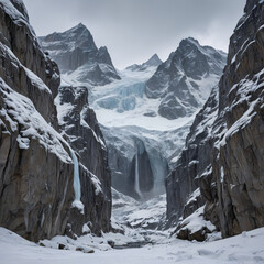 winter mountain landscape