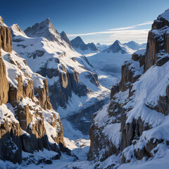 landscape in the mountains