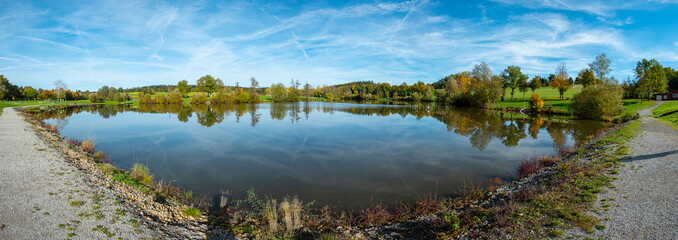 German reservoir lake landscape scenery