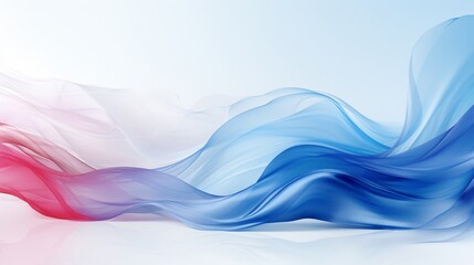 Fototapeta premium Abstract wind, breeze blue, airy waves, air purifier ad