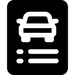 Obraz premium car inspection icon