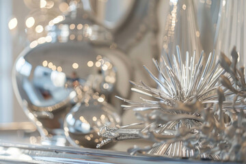 Silver accents shining with hope