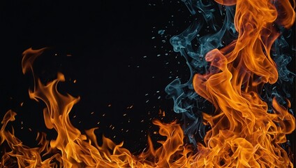 fire flames background