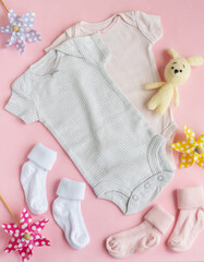 Fashion baby clothes and accessories.